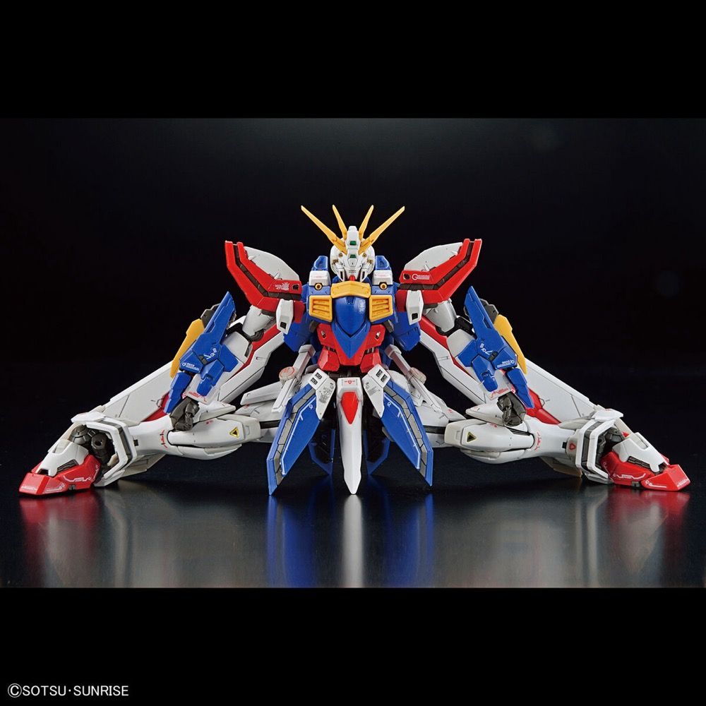 Gundam 1/144 RG #37 G Gundam GF13-017NJII God Gundam (Burning Gundam) Model Kit product image 9, provided for visual