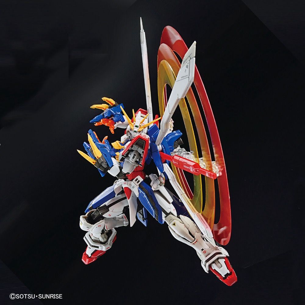 Gundam 1/144 RG #37 G Gundam GF13-017NJII God Gundam (Burning Gundam) Model Kit product image 11, provided for visual