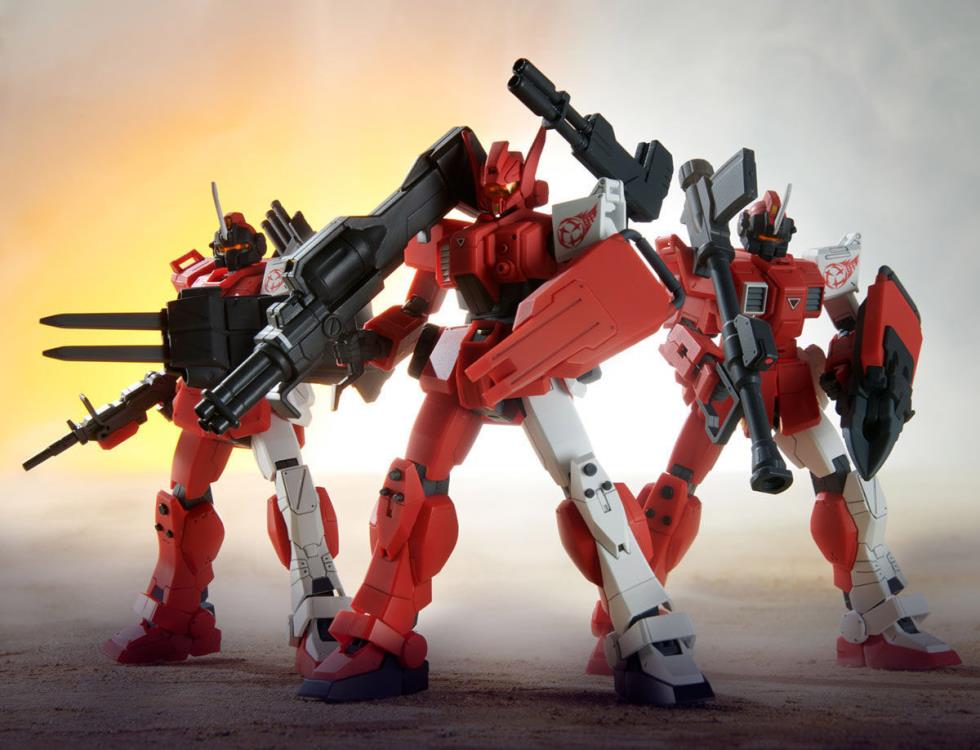 Gundam 1/144 HG Red Giant 03rd MS Team Set Model Kit Exclusive product image 1, provided for visual reference and product