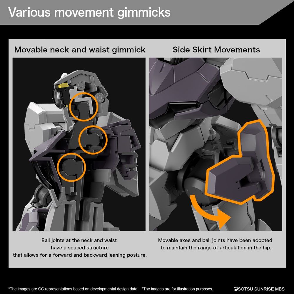 Gundam 1/144 HG WFM #24 EDM-GB Gundvolva Model Kit product image 8, provided for visual reference and product detail review