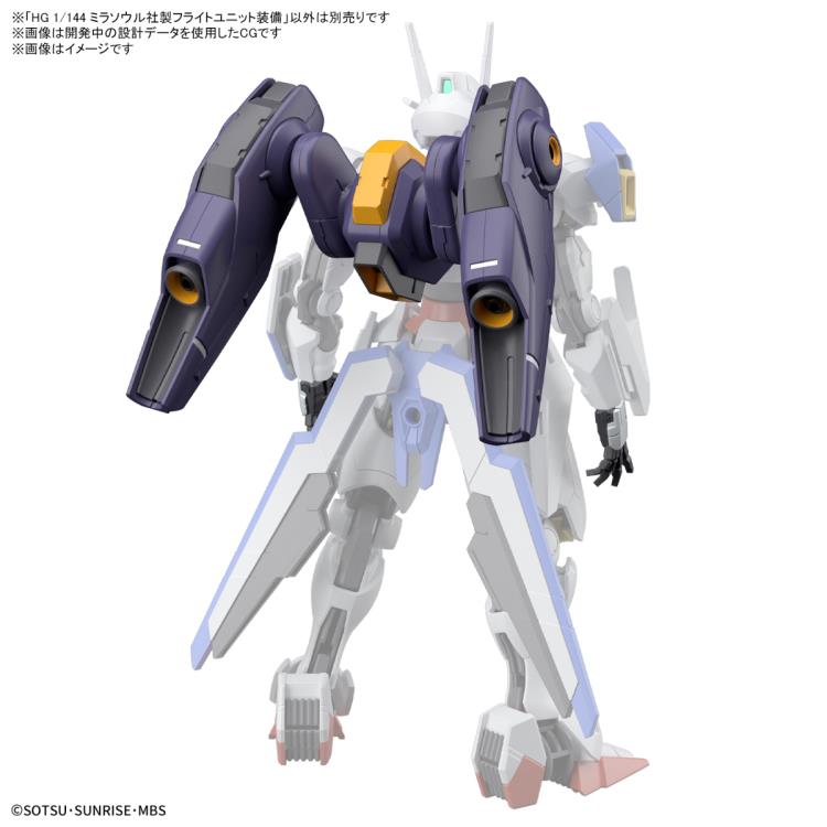 Gundam 1/144 HG WFM #13 Mirasoul Flight Unit Model Kit product image 3, provided for visual reference and product detail