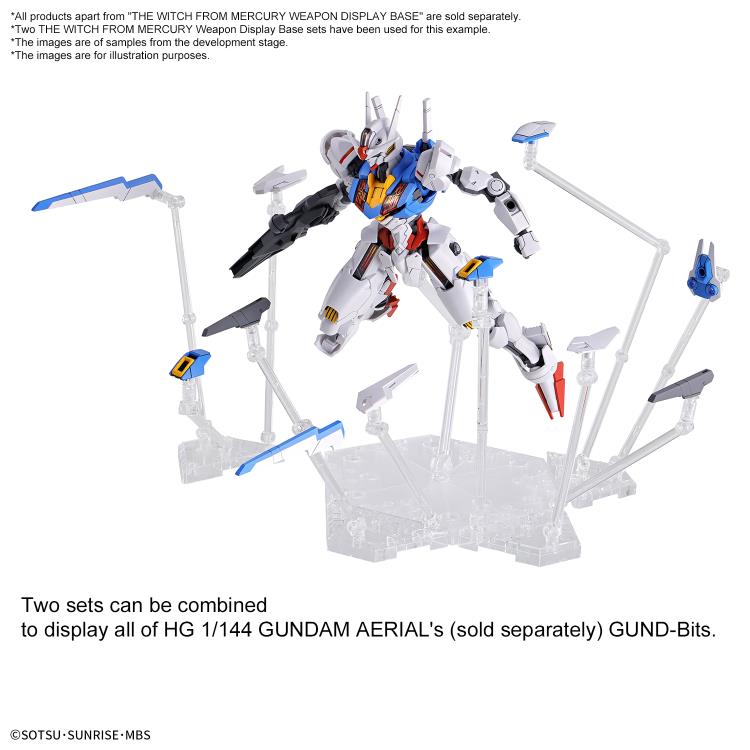 Gundam 1/144 WFM The Witch From Mercury Weapon Display Base Stand Model Kit product image 5, provided for visual reference