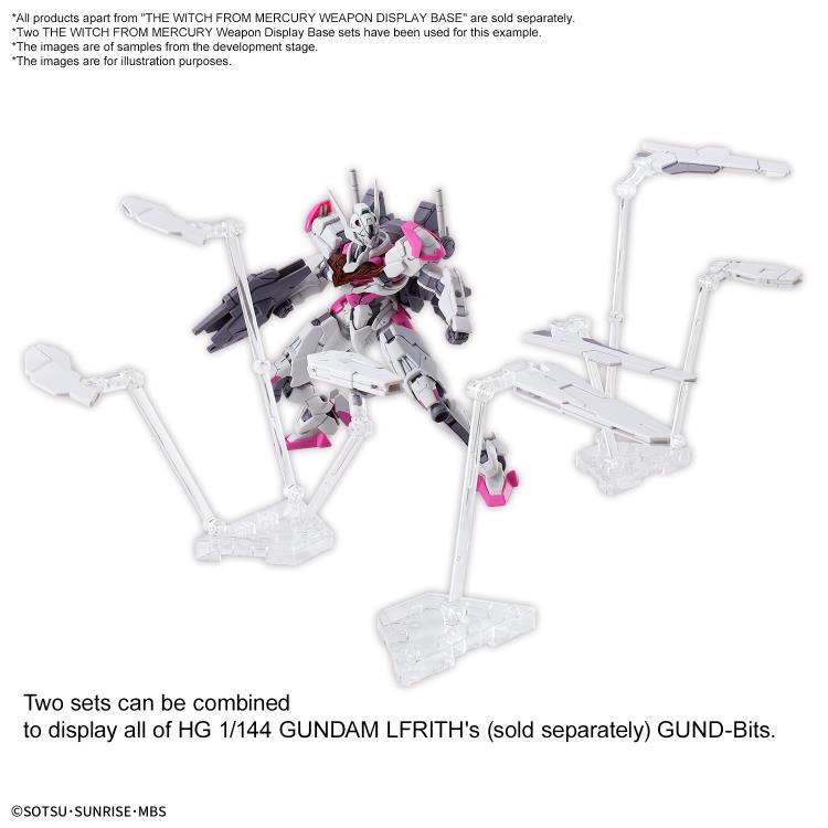 Gundam 1/144 WFM The Witch From Mercury Weapon Display Base Stand Model Kit product image 6, provided for visual reference