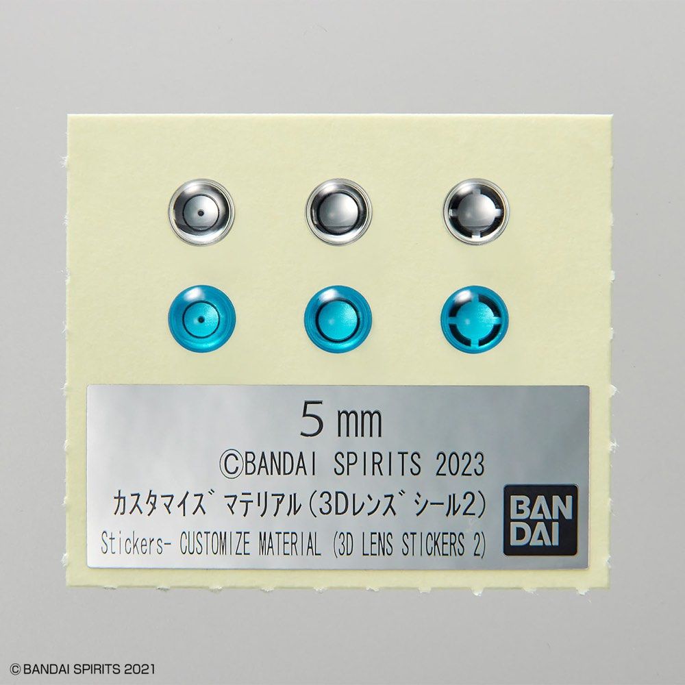 Bandai 30 Minutes Missions 30MM HG Gundam 1/144 Customize Material #06 3D Lens Stickers 2 Model Kit product image 3,
