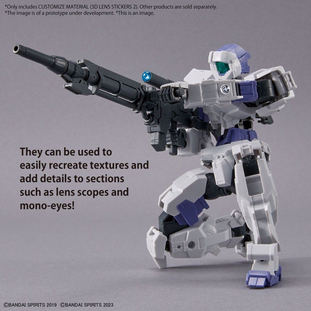 Bandai 30 Minutes Missions 30MM HG Gundam 1/144 Customize Material #06 3D Lens Stickers 2 Model Kit product image 4,