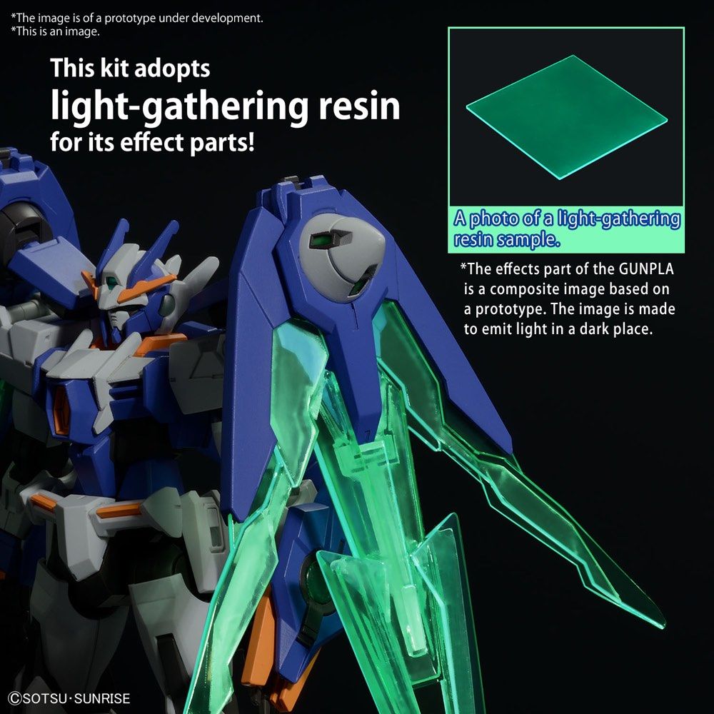 Gundam 1/144 HGBM #05 GN-0000DVR/II 00 Diver Arc Model Kit product image 8, provided for visual reference and product detail