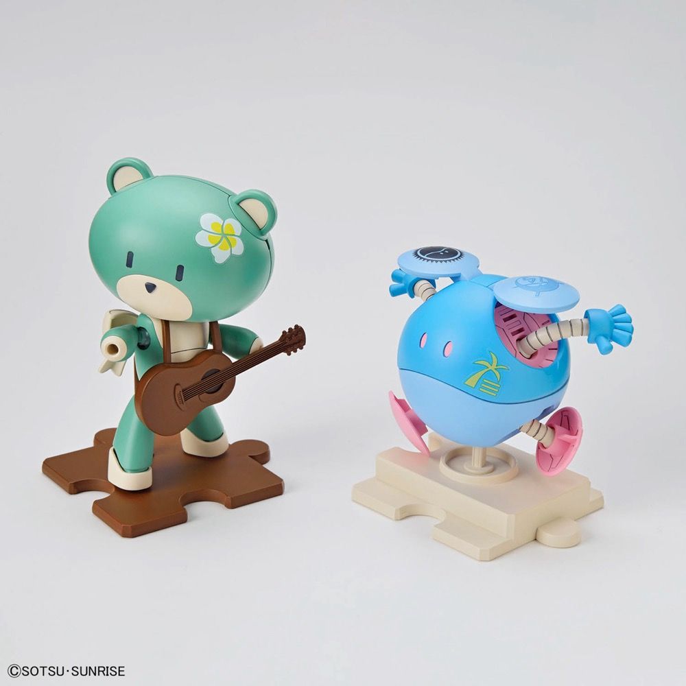Gundam 1/144 HGBM #09 Beargguy Ohana & AloHaro Set Model Kit product image 4, provided for visual reference and product