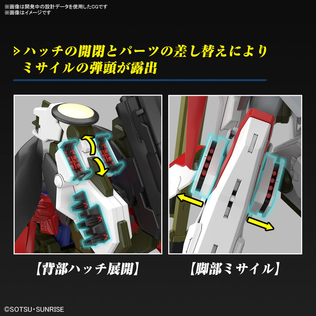 Gundam 1/144 HGUC #258 HGCE Seed Freedom ZGMF/A-42S2 Destiny Gundam Spec II + Zeus Silhouette Model Kit product image 10,