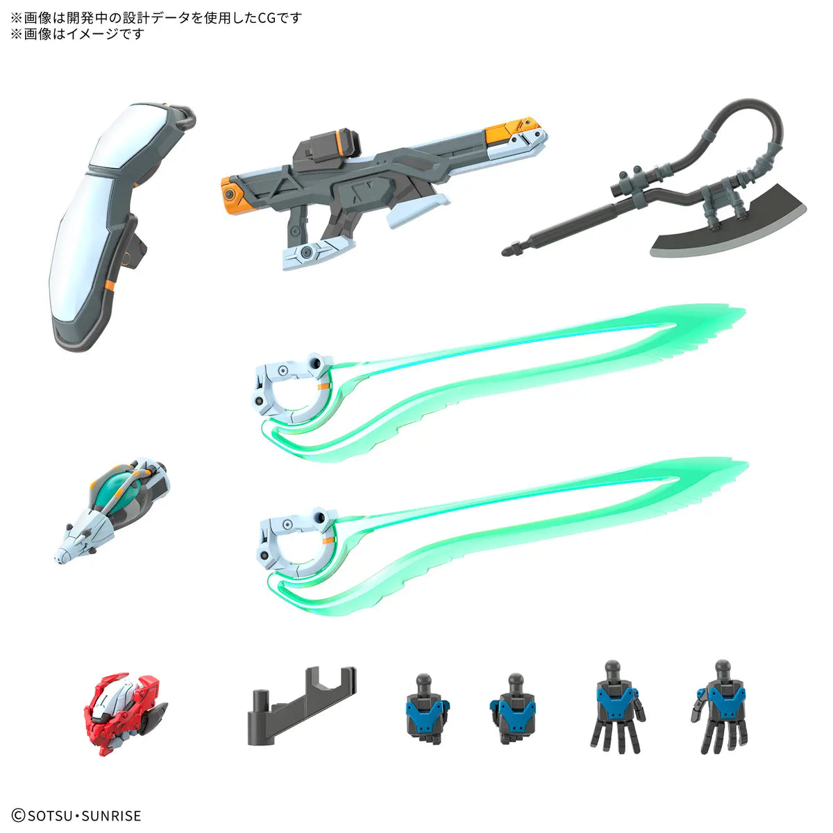 Gundam 1/144 HG GQX #13 GQuuuuuuX (Endymion Unit Awakened) Model Kit product image 6, provided for visual reference and