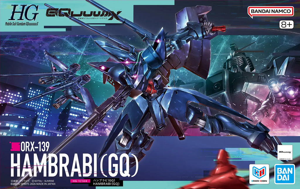Gundam 1/144 HG GQX #15 ORX-139 Hambrabi (GQ) Model Kit product image 10, provided for visual reference and product detail