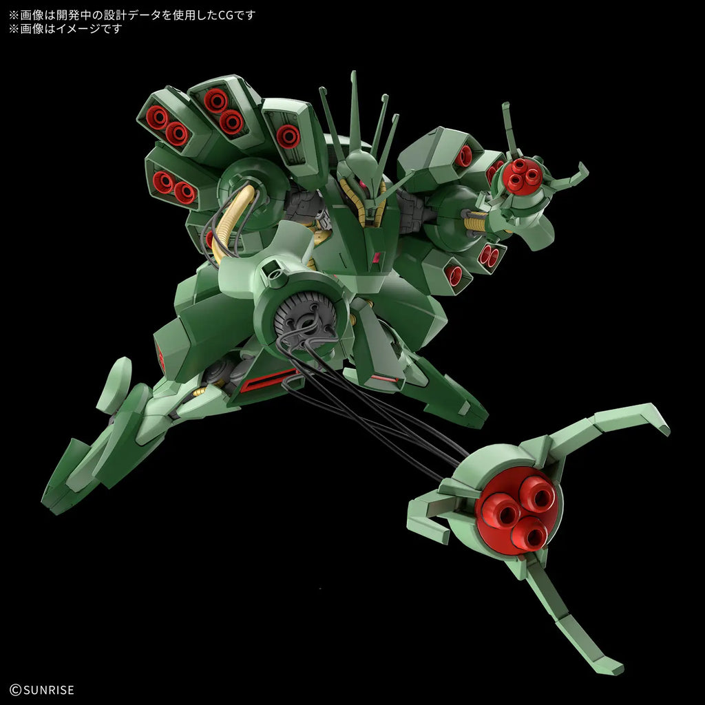 Gundam 1/144 HGUC #XXX Gundam ZZ AMX-103 Hamma Hamma Model Kit product image 3, provided for visual reference and product