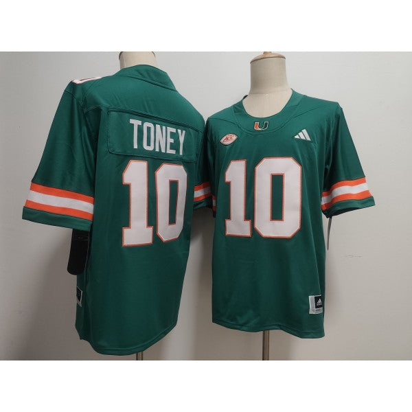 Malachi Toney Miami Hurricanes Jersey - Green product image 1