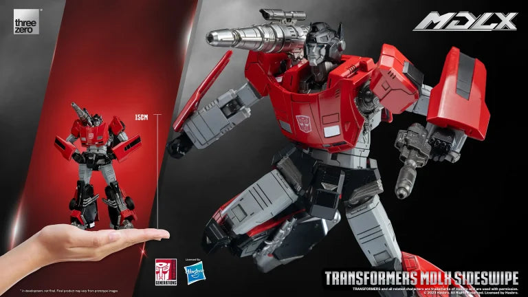 ThreeZero Transformers Sideswipe MDLX Action Figure product image 7, provided for visual reference and product detail review