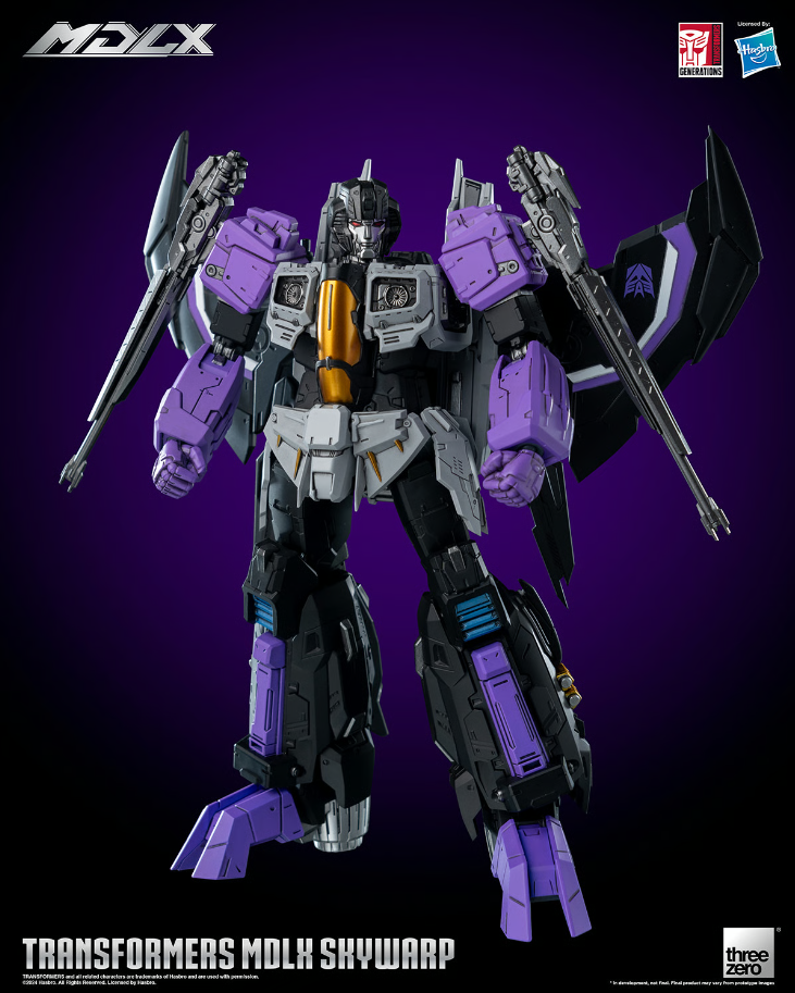 ThreeZero Transformers Skywarp MDLX Action Figure product image 2, provided for visual reference and product detail review