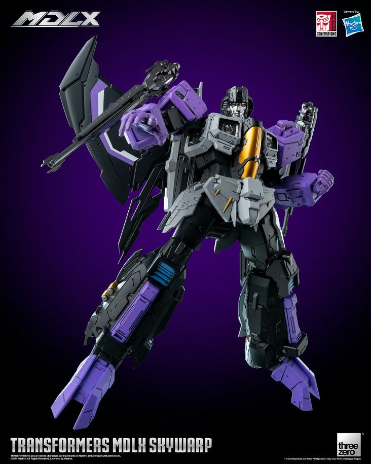 ThreeZero Transformers Skywarp MDLX Action Figure product image 4, provided for visual reference and product detail review