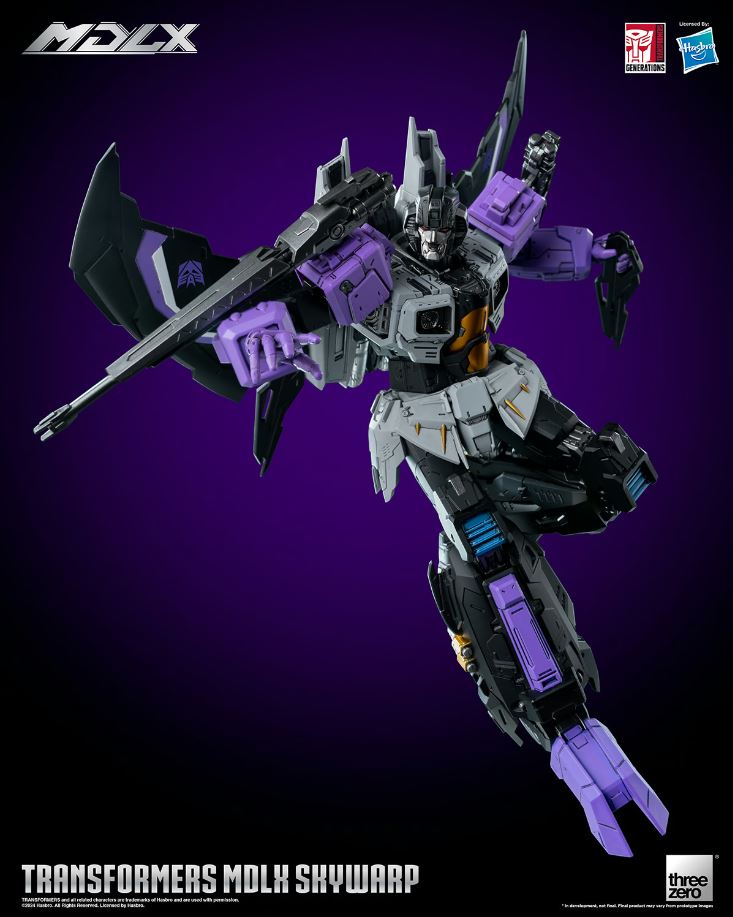 ThreeZero Transformers Skywarp MDLX Action Figure product image 5, provided for visual reference and product detail review