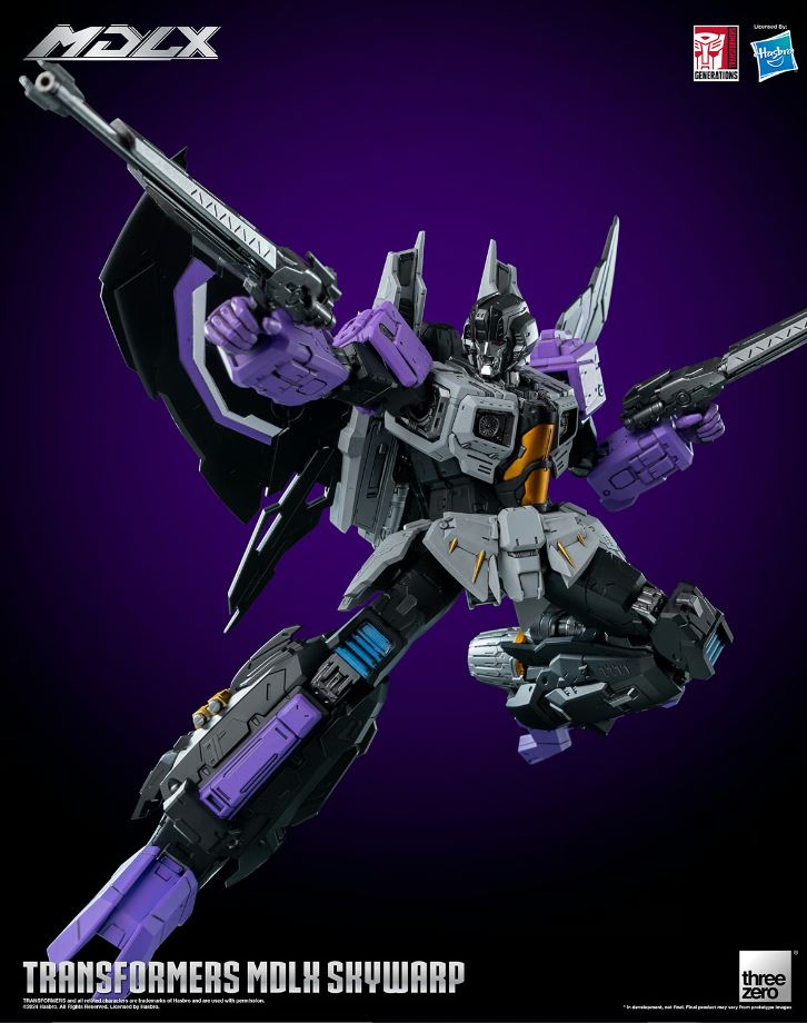 ThreeZero Transformers Skywarp MDLX Action Figure product image 6, provided for visual reference and product detail review