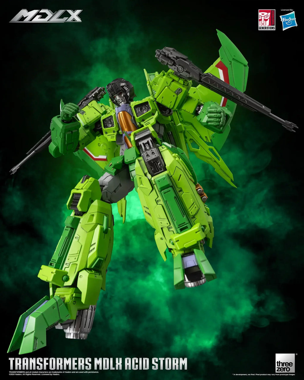 ThreeZero Transformers Acid Storm MDLX Exclusive Action Figure product image 4, provided for visual reference and product