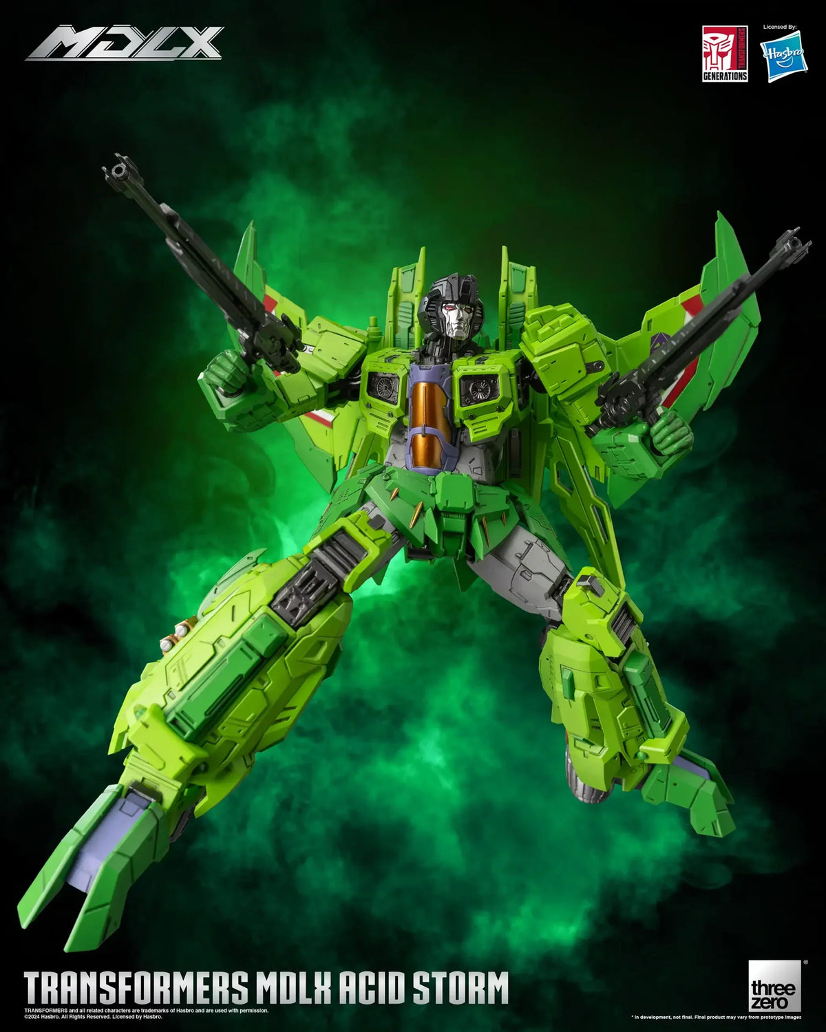 ThreeZero Transformers Acid Storm MDLX Exclusive Action Figure product image 7, provided for visual reference and product