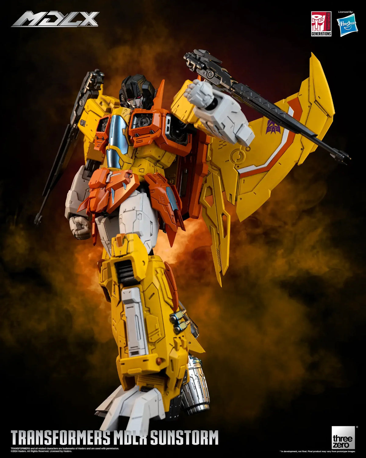 ThreeZero Transformers Sunstorm MDLX Exclusive Action Figure product image 4, provided for visual reference and product