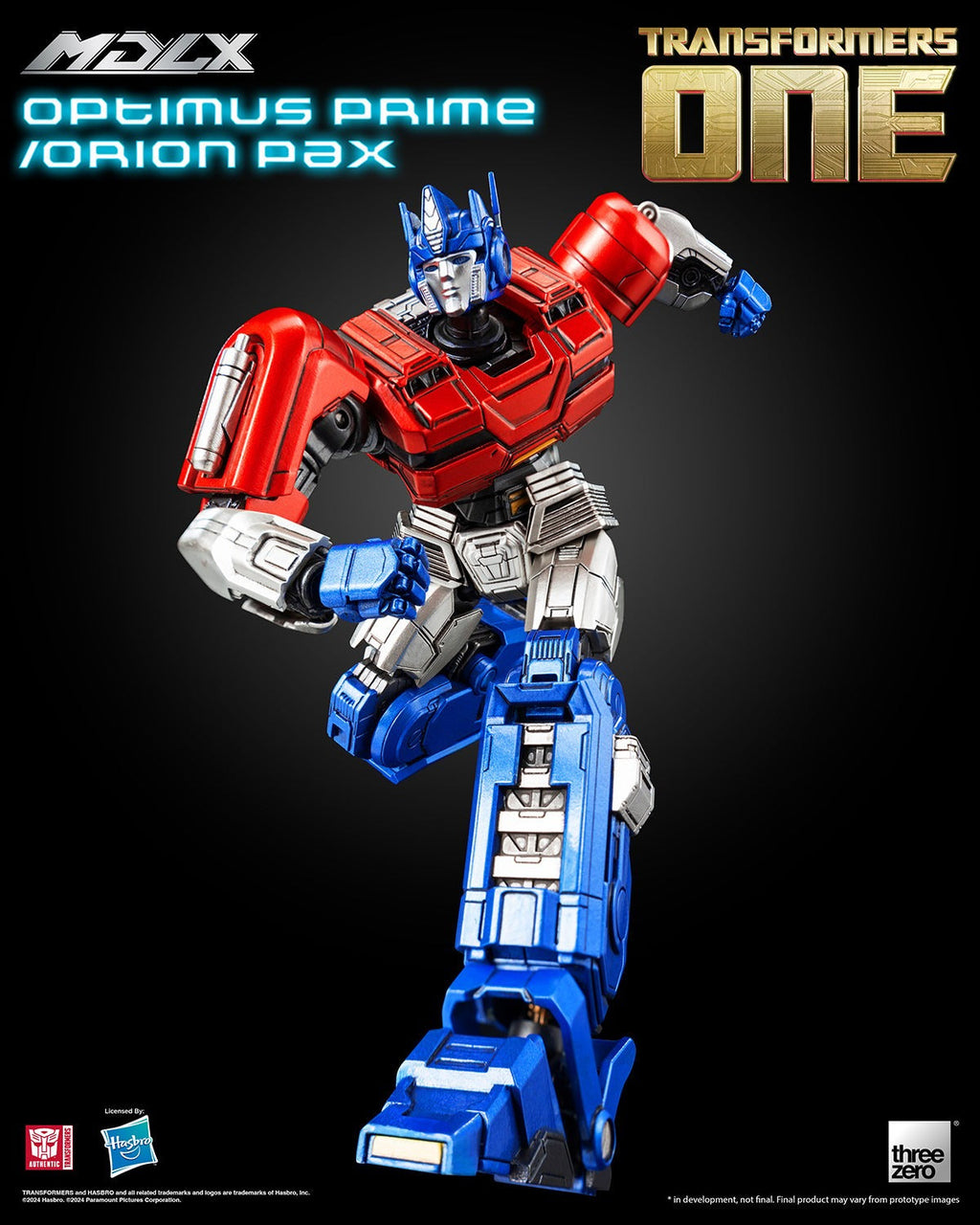 ThreeZero Transformers One Optimus Prime / Orion Pax MDLX Action Figure product image 14, provided for visual reference and