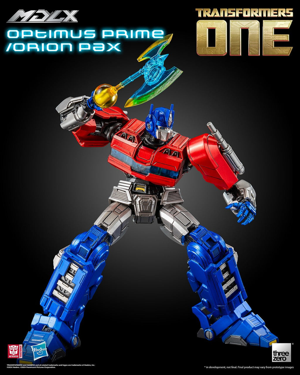 ThreeZero Transformers One Optimus Prime / Orion Pax MDLX Action Figure product image 16, provided for visual reference and