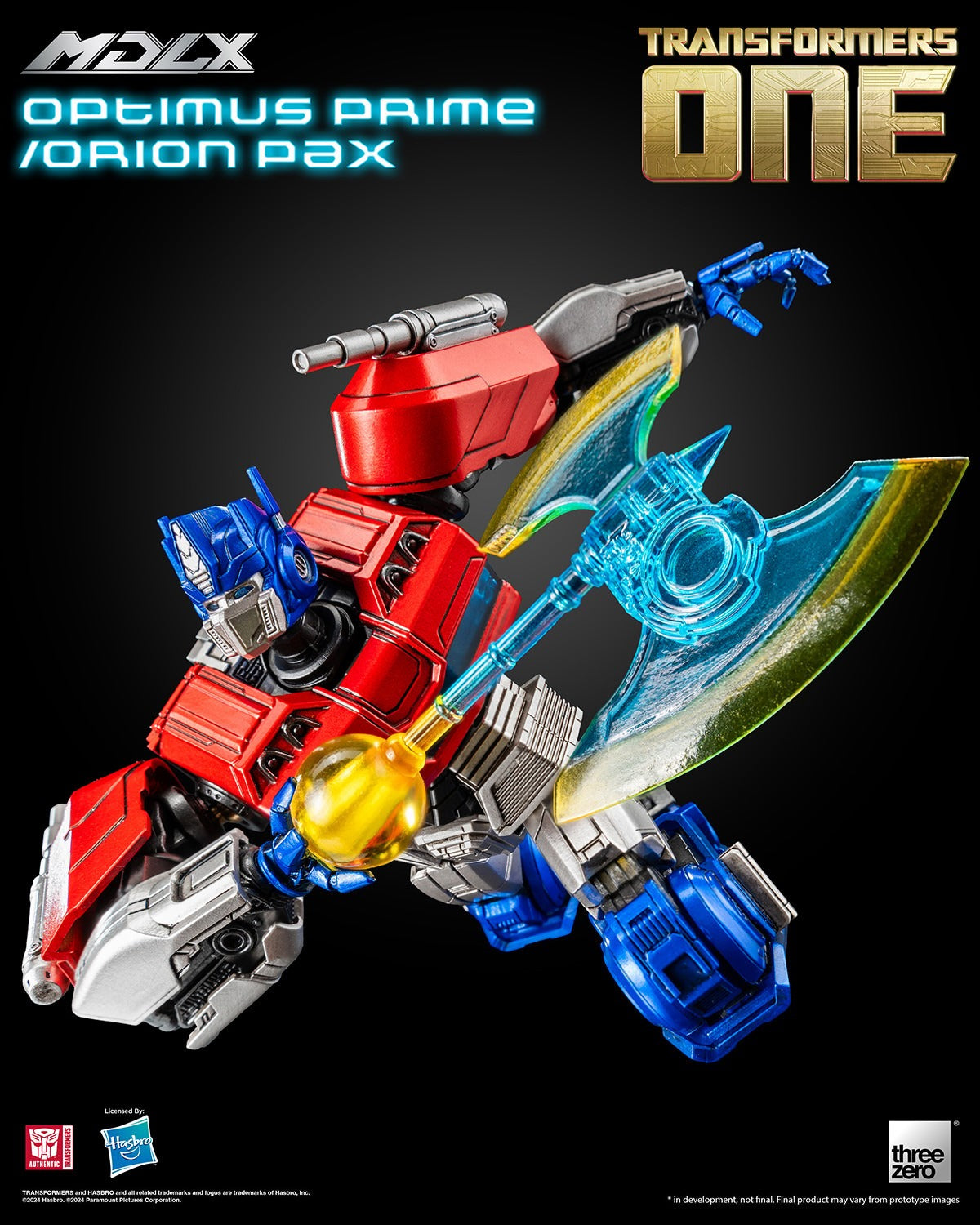 ThreeZero Transformers One Optimus Prime / Orion Pax MDLX Action Figure product image 17, provided for visual reference and