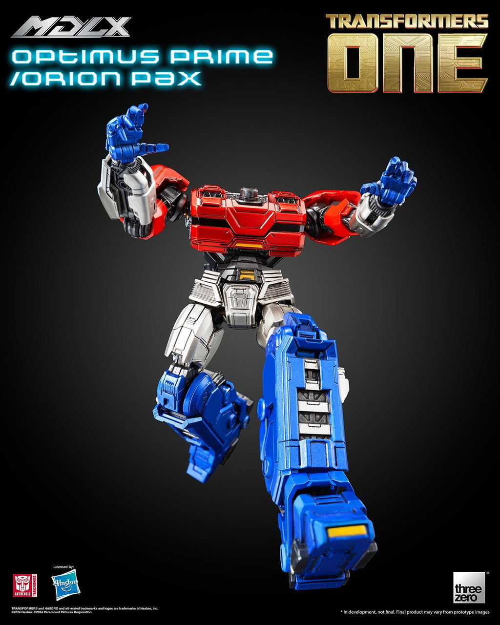 ThreeZero Transformers One Optimus Prime / Orion Pax MDLX Action Figure product image 8, provided for visual reference and