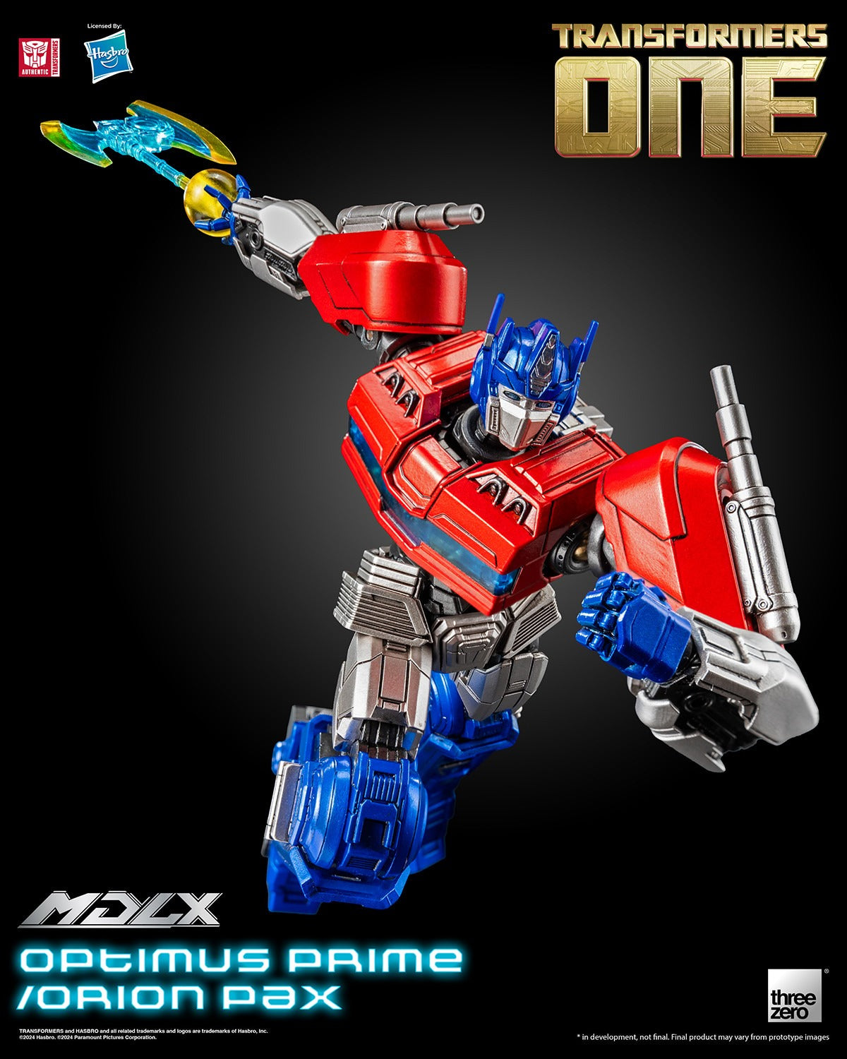 ThreeZero Transformers One Optimus Prime / Orion Pax MDLX Action Figure product image 6, provided for visual reference and