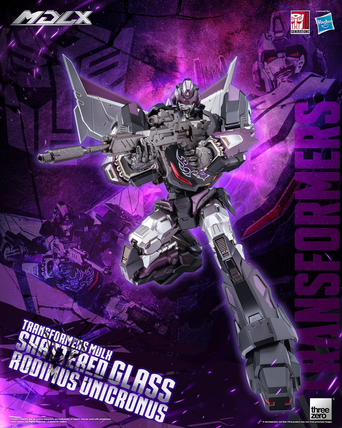 ThreeZero Transformers Shattered Glass Rodimus Unicronus MDLX Action Figure product image 12, provided for visual reference