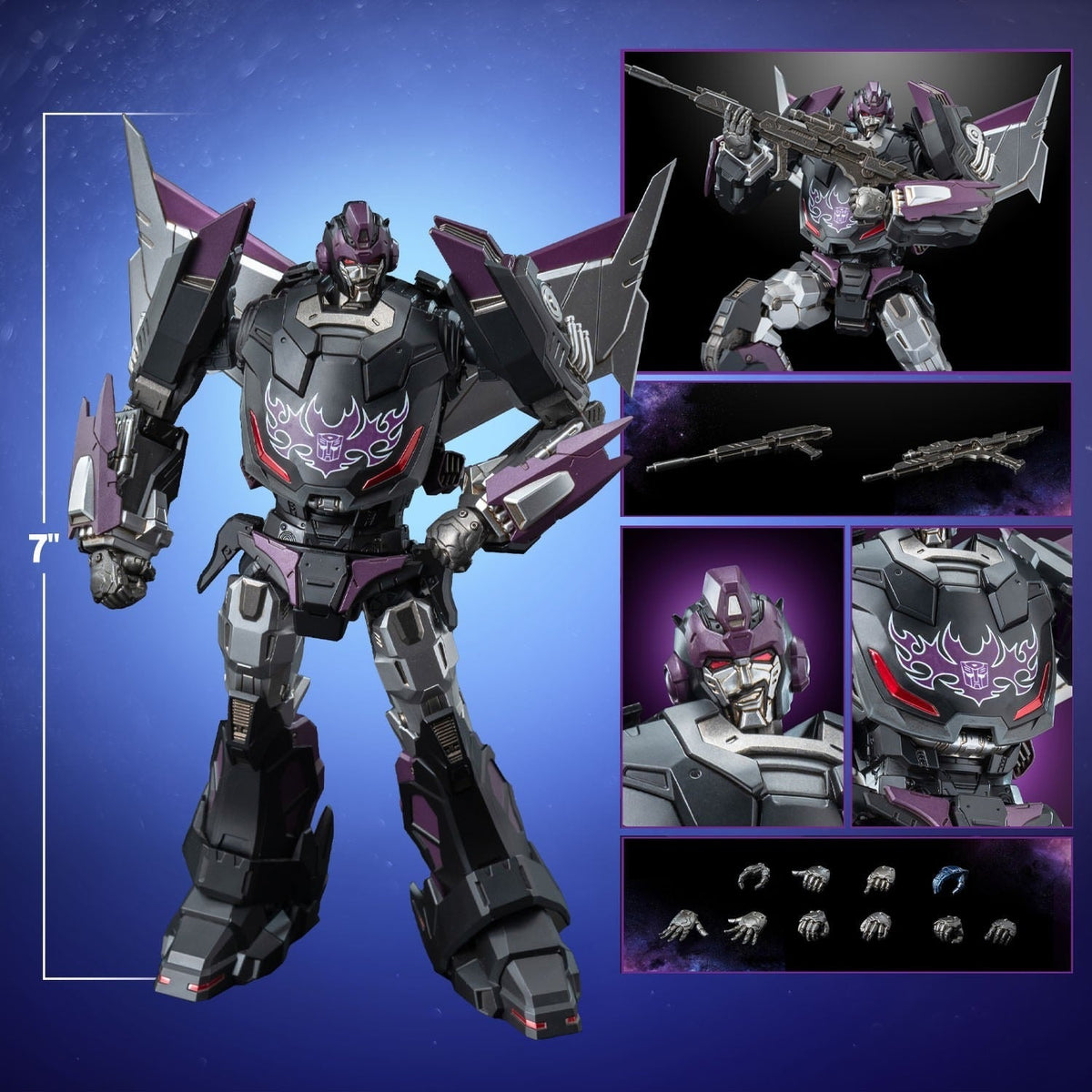ThreeZero Transformers Shattered Glass Rodimus Unicronus MDLX Action Figure product image 13, provided for visual reference