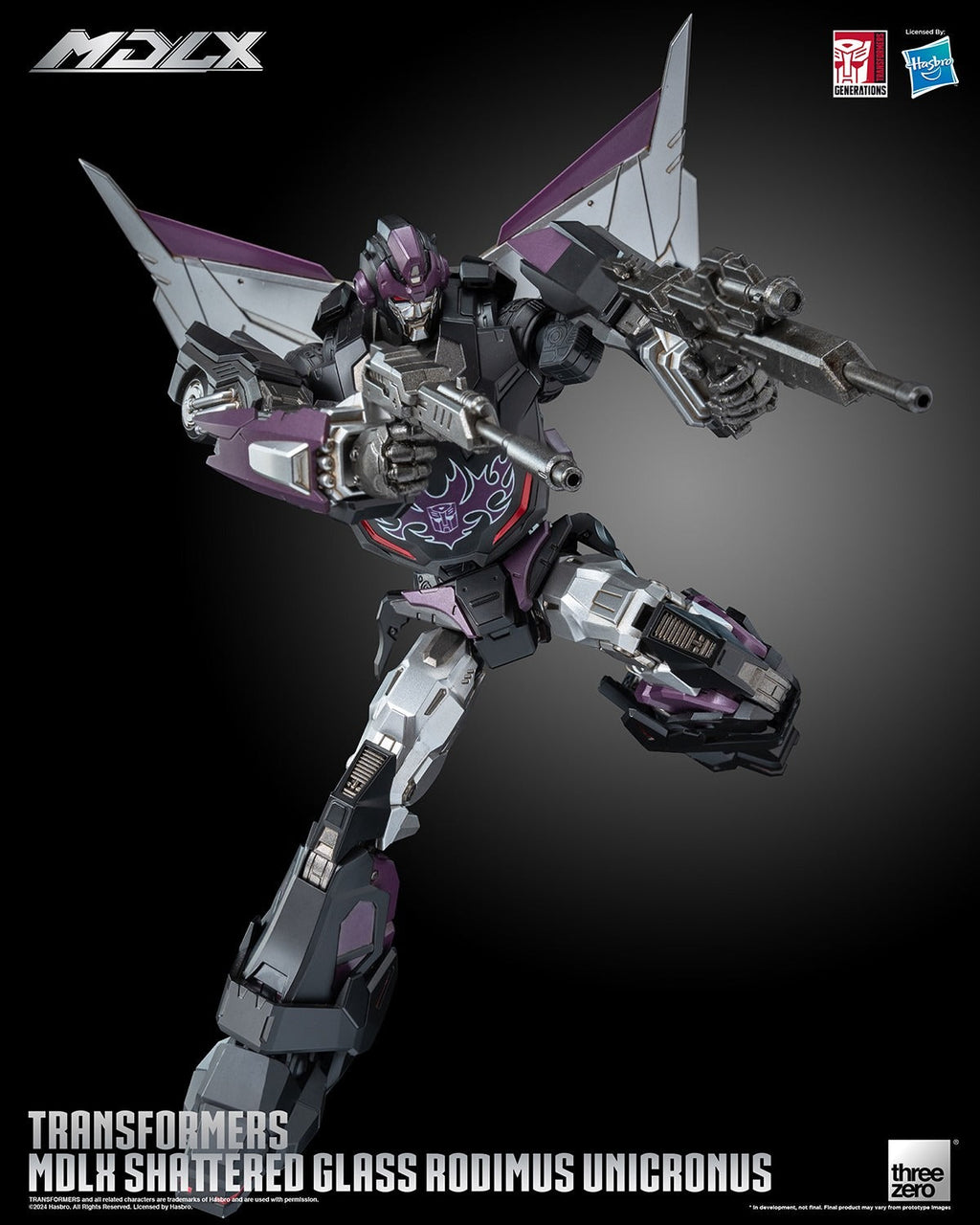 ThreeZero Transformers Shattered Glass Rodimus Unicronus MDLX Action Figure product image 4, provided for visual reference
