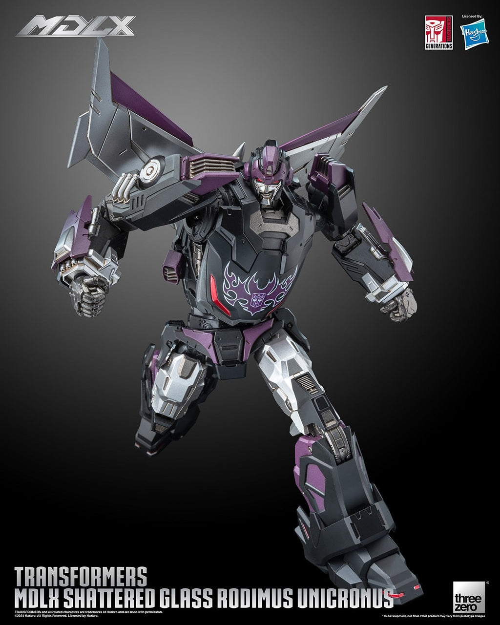 ThreeZero Transformers Shattered Glass Rodimus Unicronus MDLX Action Figure product image 8, provided for visual reference