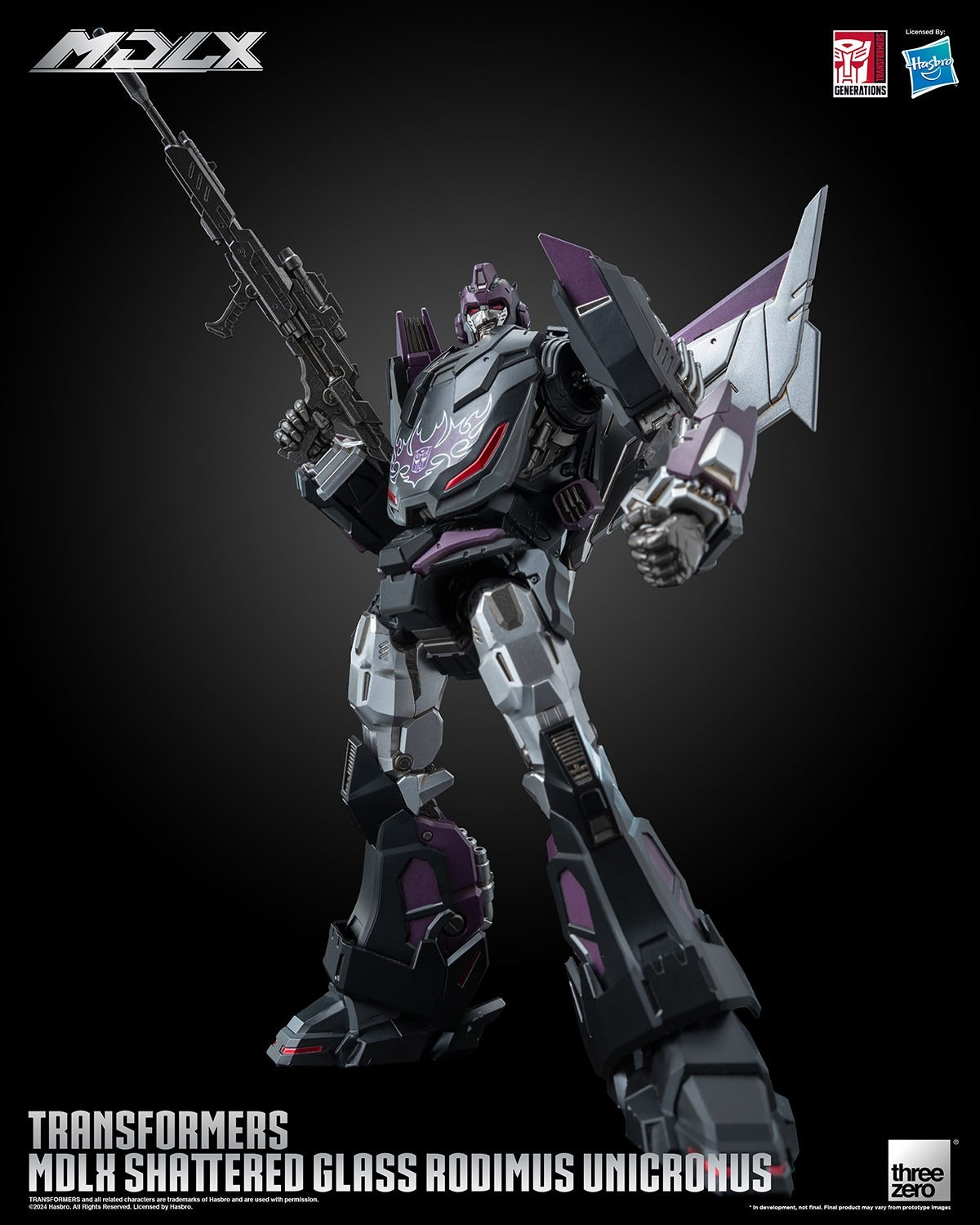 ThreeZero Transformers Shattered Glass Rodimus Unicronus MDLX Action Figure product image 9, provided for visual reference
