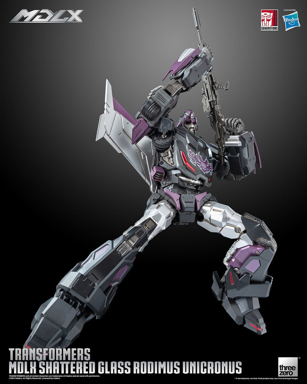 ThreeZero Transformers Shattered Glass Rodimus Unicronus MDLX Action Figure product image 10, provided for visual reference