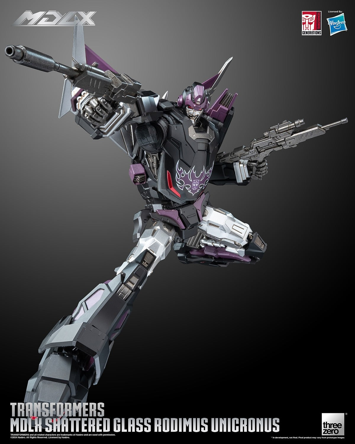 ThreeZero Transformers Shattered Glass Rodimus Unicronus MDLX Action Figure product image 11, provided for visual reference
