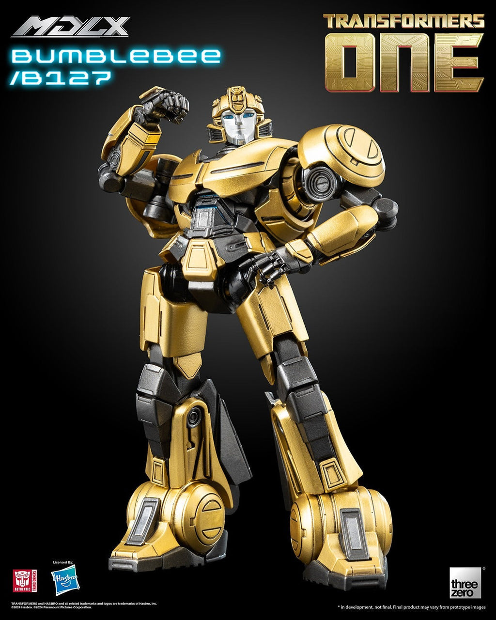 ThreeZero Transformers One Bumblebee / B127 MDLX Action Figure product image 5, provided for visual reference and product