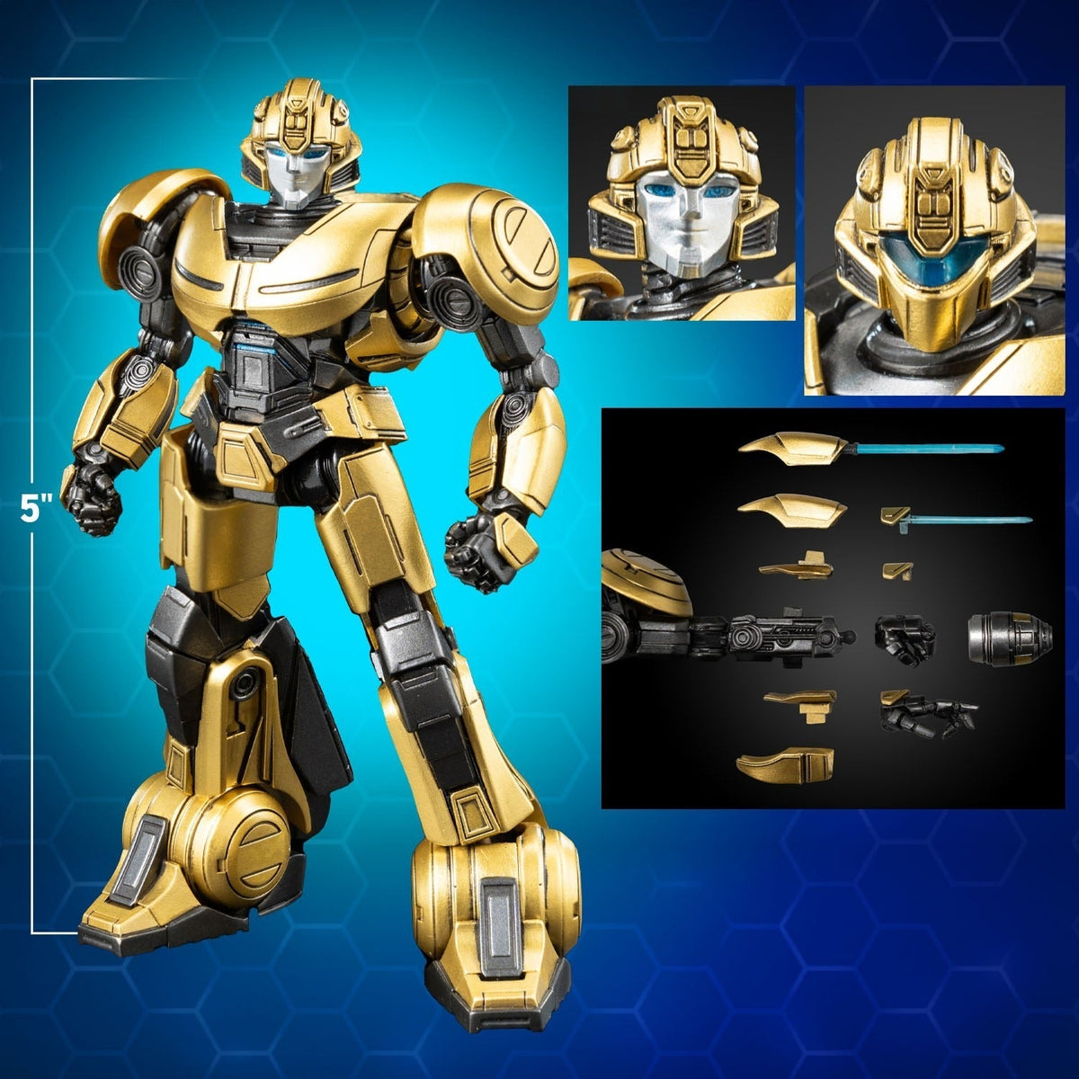 ThreeZero Transformers One Bumblebee / B127 MDLX Action Figure product image 3, provided for visual reference and product