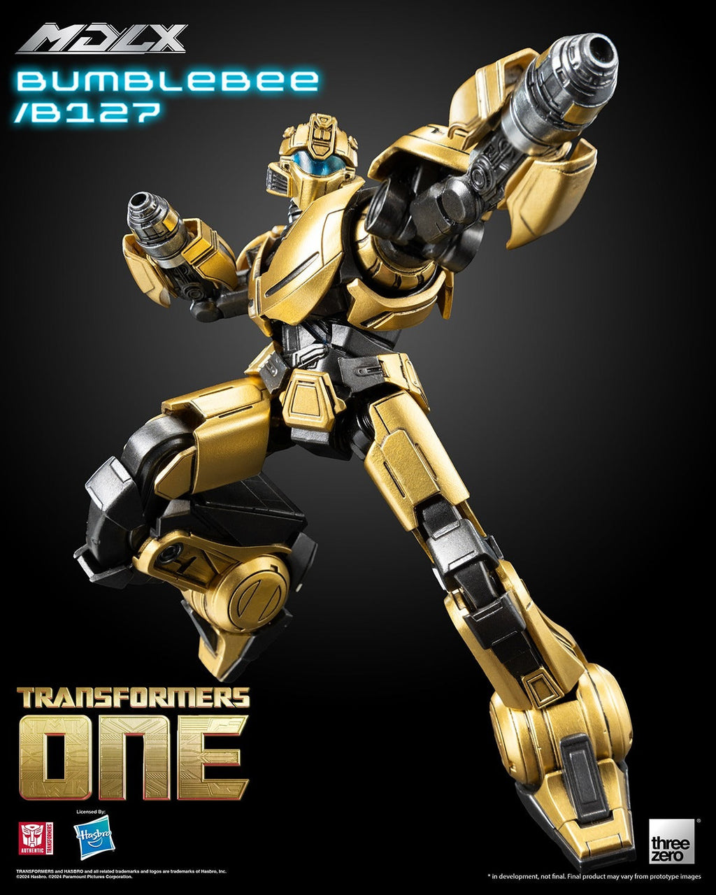 ThreeZero Transformers One Bumblebee / B127 MDLX Action Figure product image 6, provided for visual reference and product