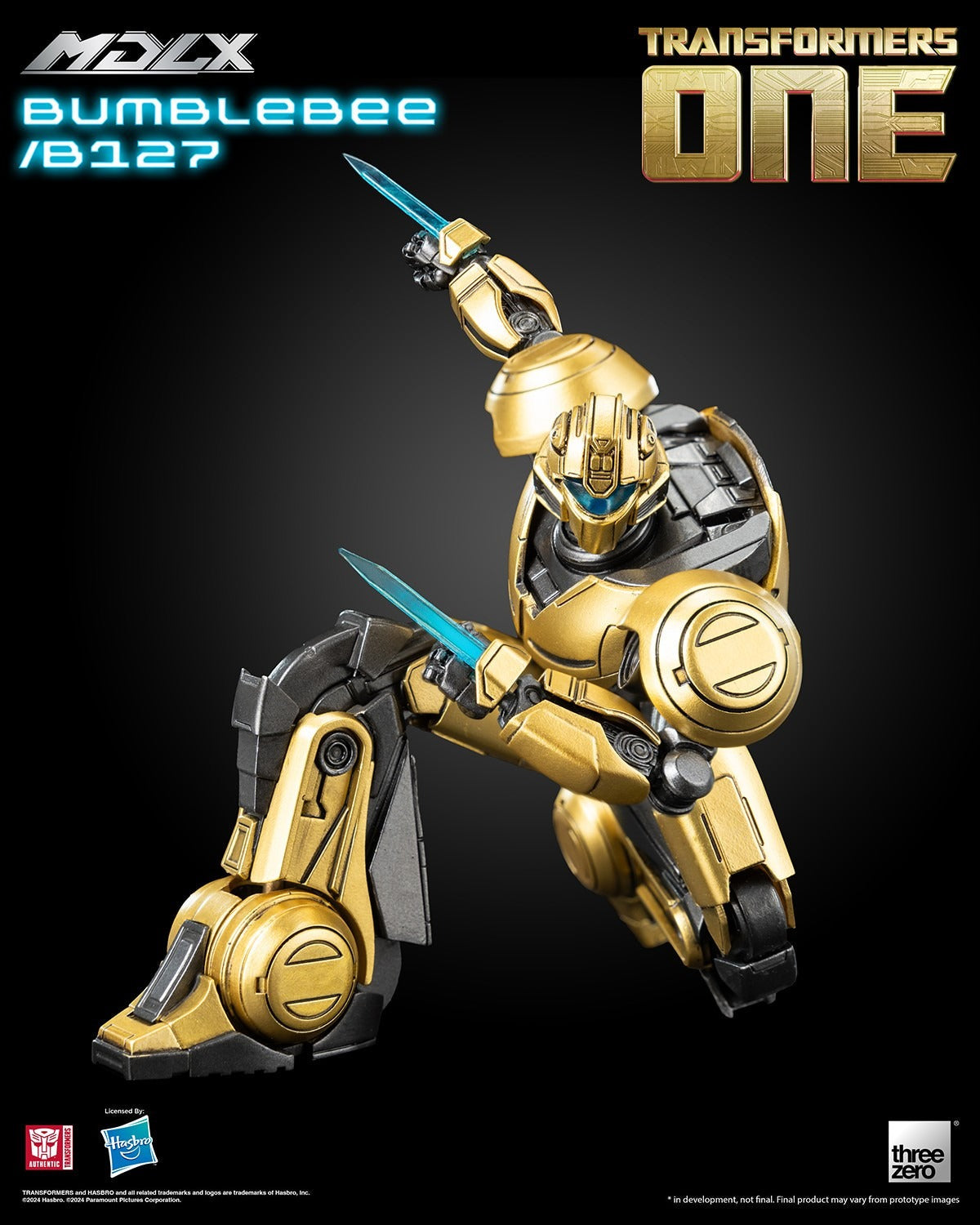 ThreeZero Transformers One Bumblebee / B127 MDLX Action Figure product image 7, provided for visual reference and product