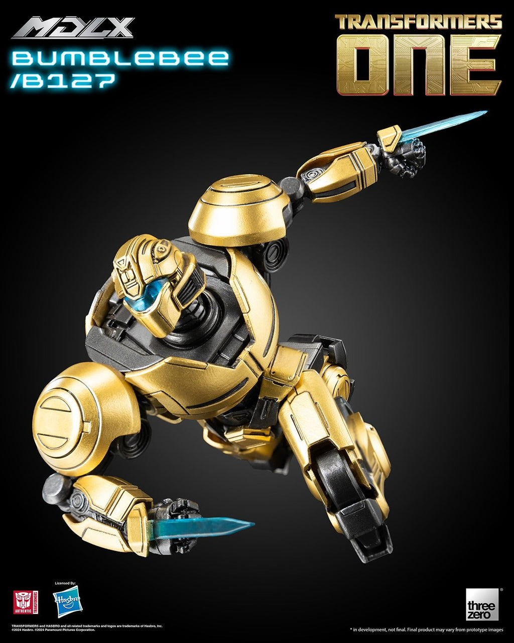ThreeZero Transformers One Bumblebee / B127 MDLX Action Figure product image 13, provided for visual reference and product