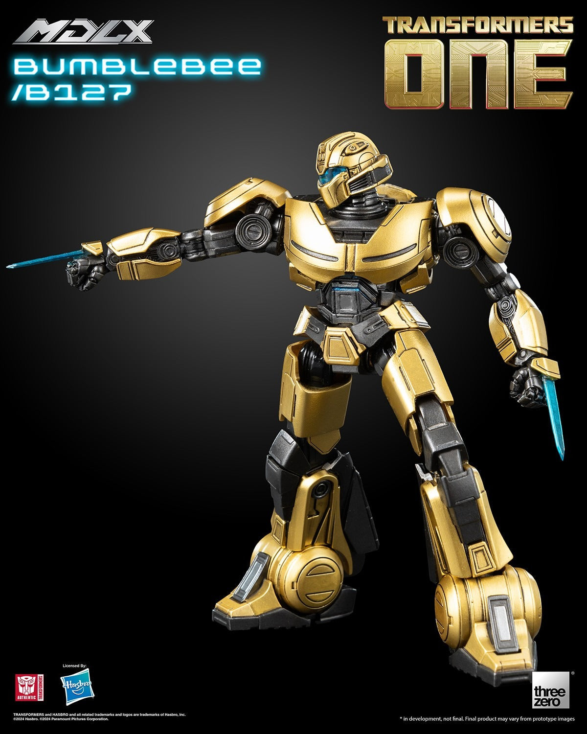 ThreeZero Transformers One Bumblebee / B127 MDLX Action Figure product image 14, provided for visual reference and product