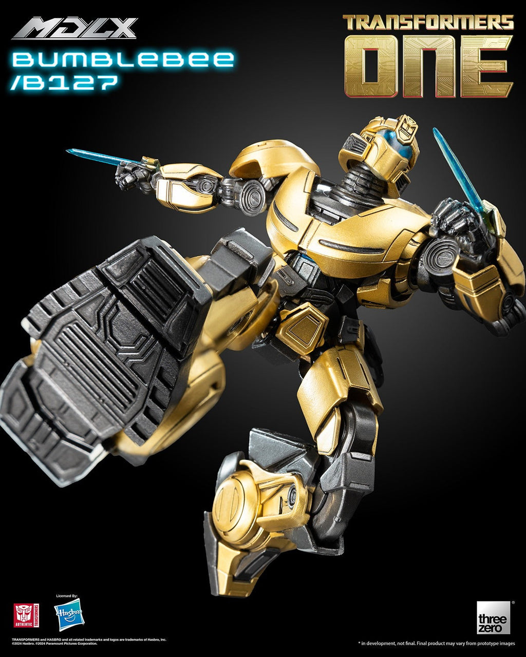ThreeZero Transformers One Bumblebee / B127 MDLX Action Figure product image 15, provided for visual reference and product