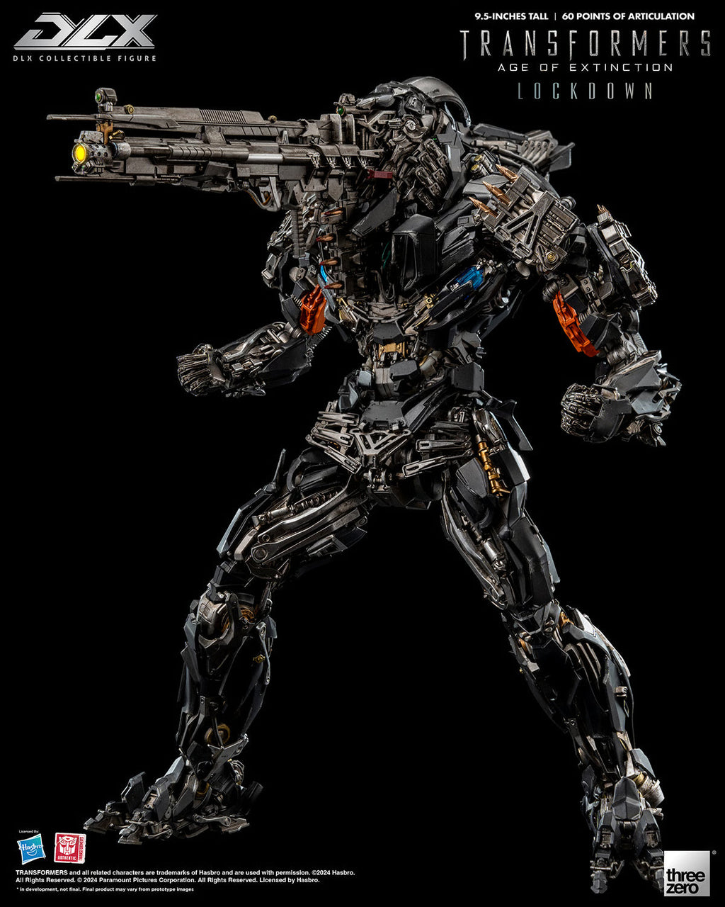 ThreeZero DLX Transformers: Age of Extinction Lockdown Action Figure product image 3, provided for visual reference and
