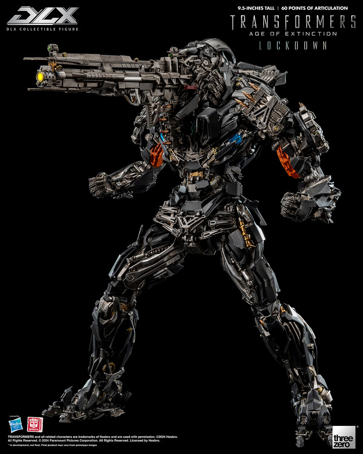 ThreeZero DLX Transformers: Age of Extinction Lockdown Action Figure product image 3, provided for visual reference and