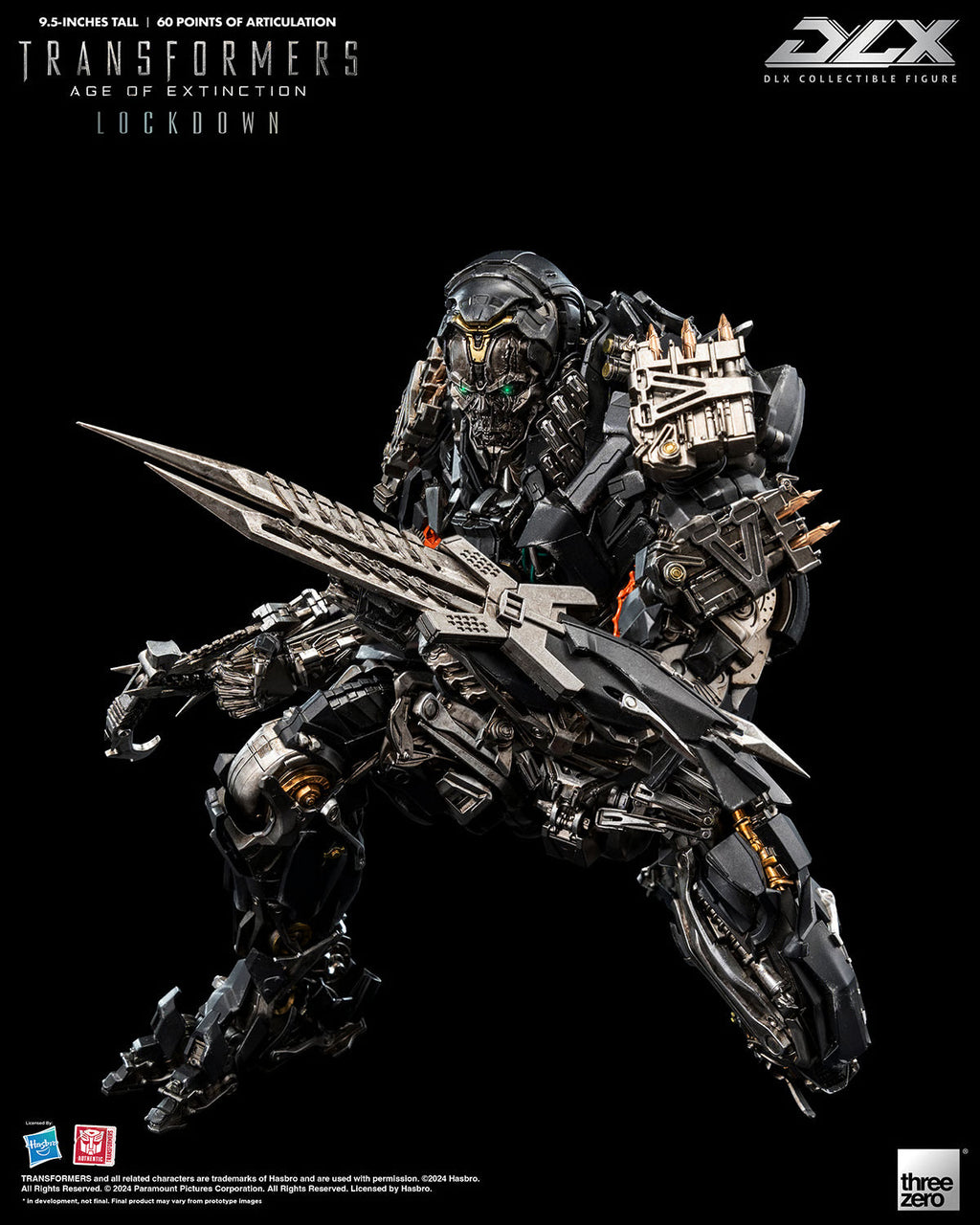 ThreeZero DLX Transformers: Age of Extinction Lockdown Action Figure product image 7, provided for visual reference and