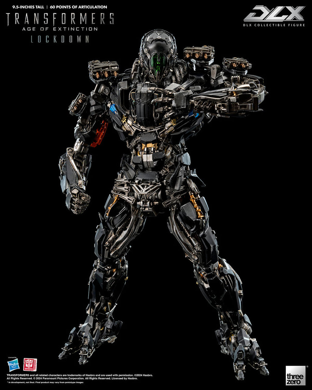 ThreeZero DLX Transformers: Age of Extinction Lockdown Action Figure product image 9, provided for visual reference and