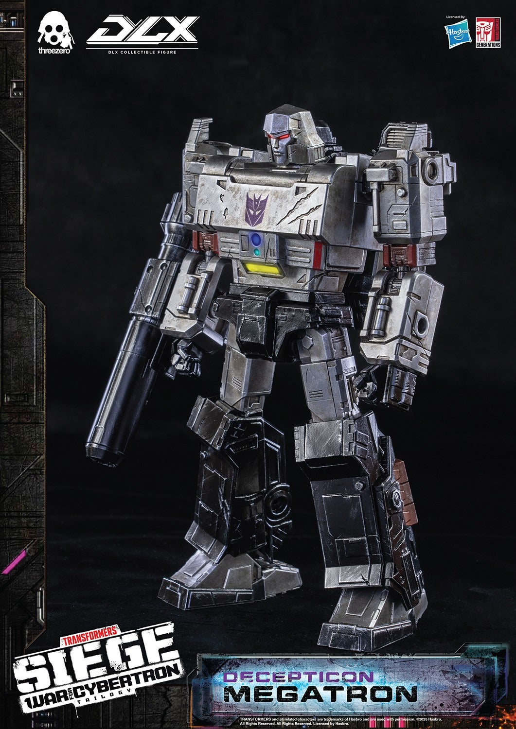 ThreeZero Transformers War for Cybertron Trilogy Megatron DLX Scale Figure product image 2, provided for visual reference