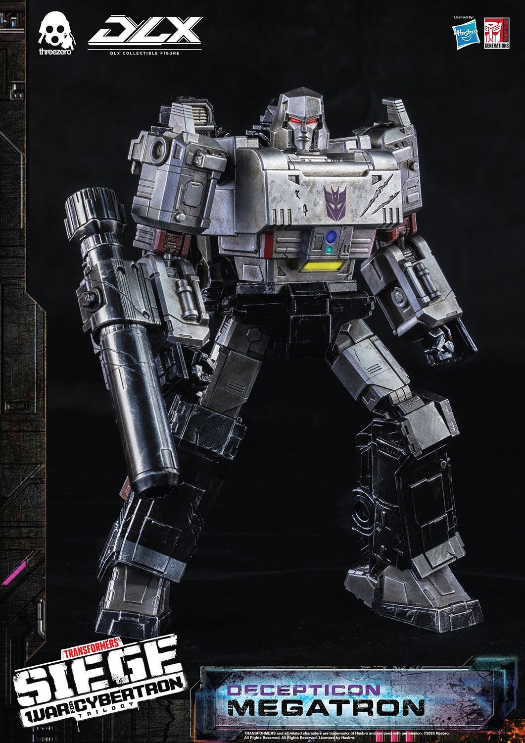 ThreeZero Transformers War for Cybertron Trilogy Megatron DLX Scale Figure product image 3, provided for visual reference