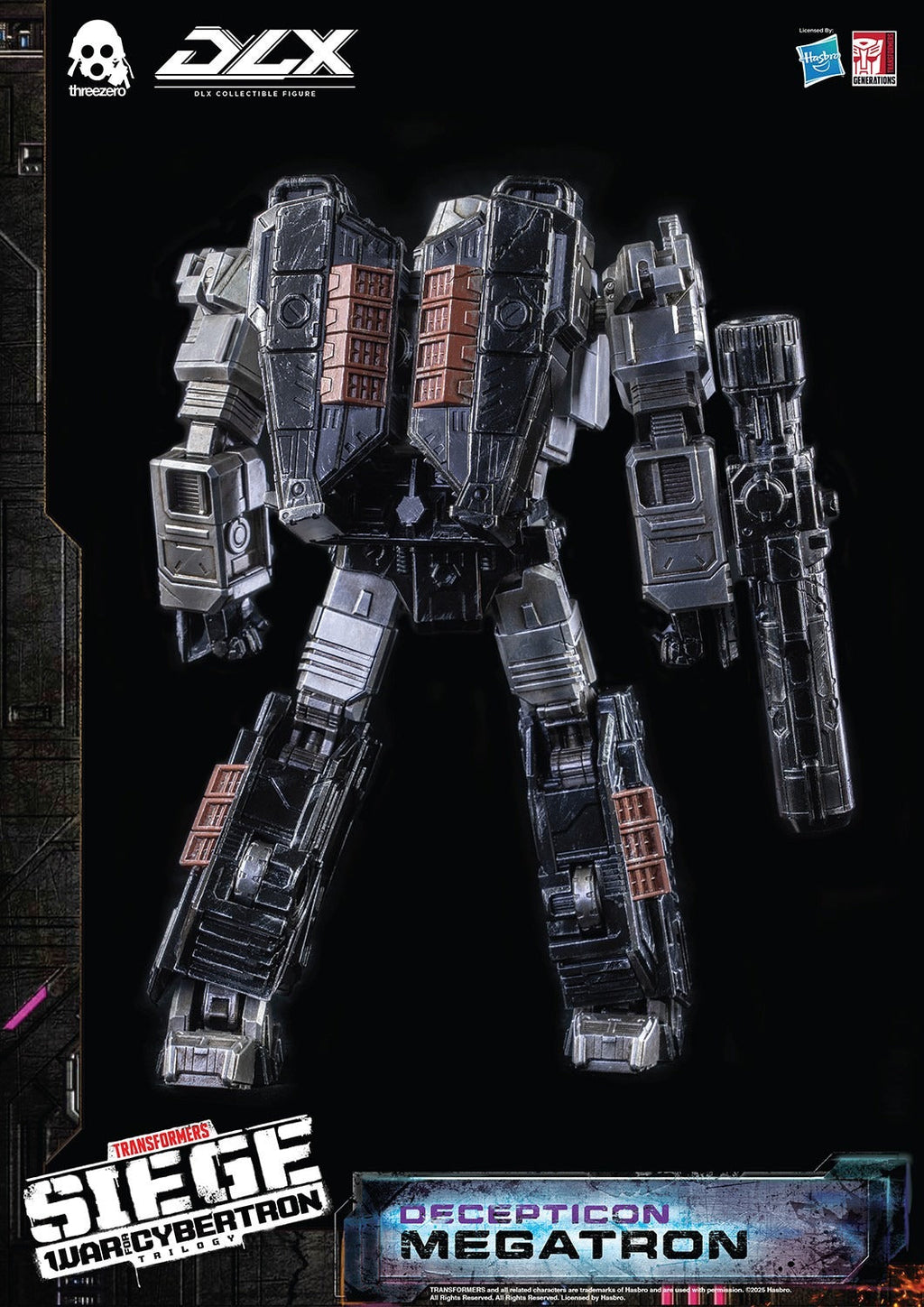 ThreeZero Transformers War for Cybertron Trilogy Megatron DLX Scale Figure product image 7, provided for visual reference